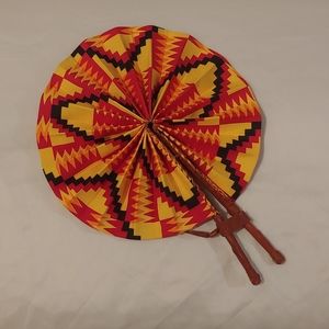 BRAND NEW AFRICAN PRINT FAN